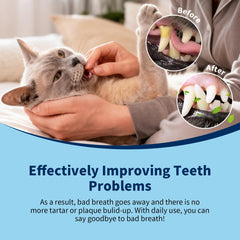Ulroyda cepillo dental para gato con mango largo llega a zonas difíciles.