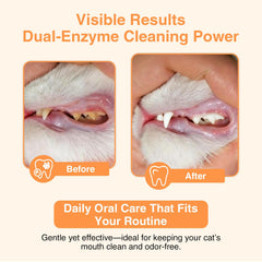 Cepillo dental ulroyda para gatos facilita la limpieza diaria