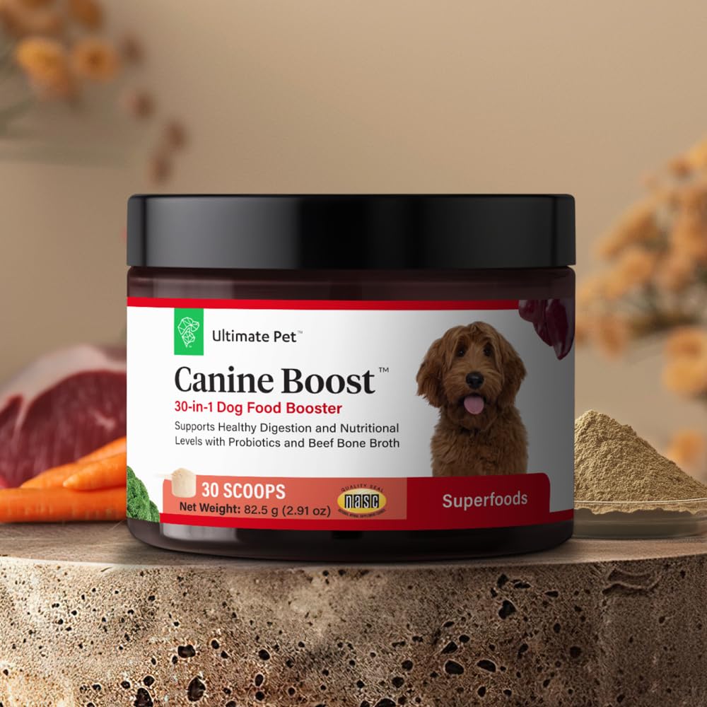 Canine Boost textura en polvo lista para espolvorear