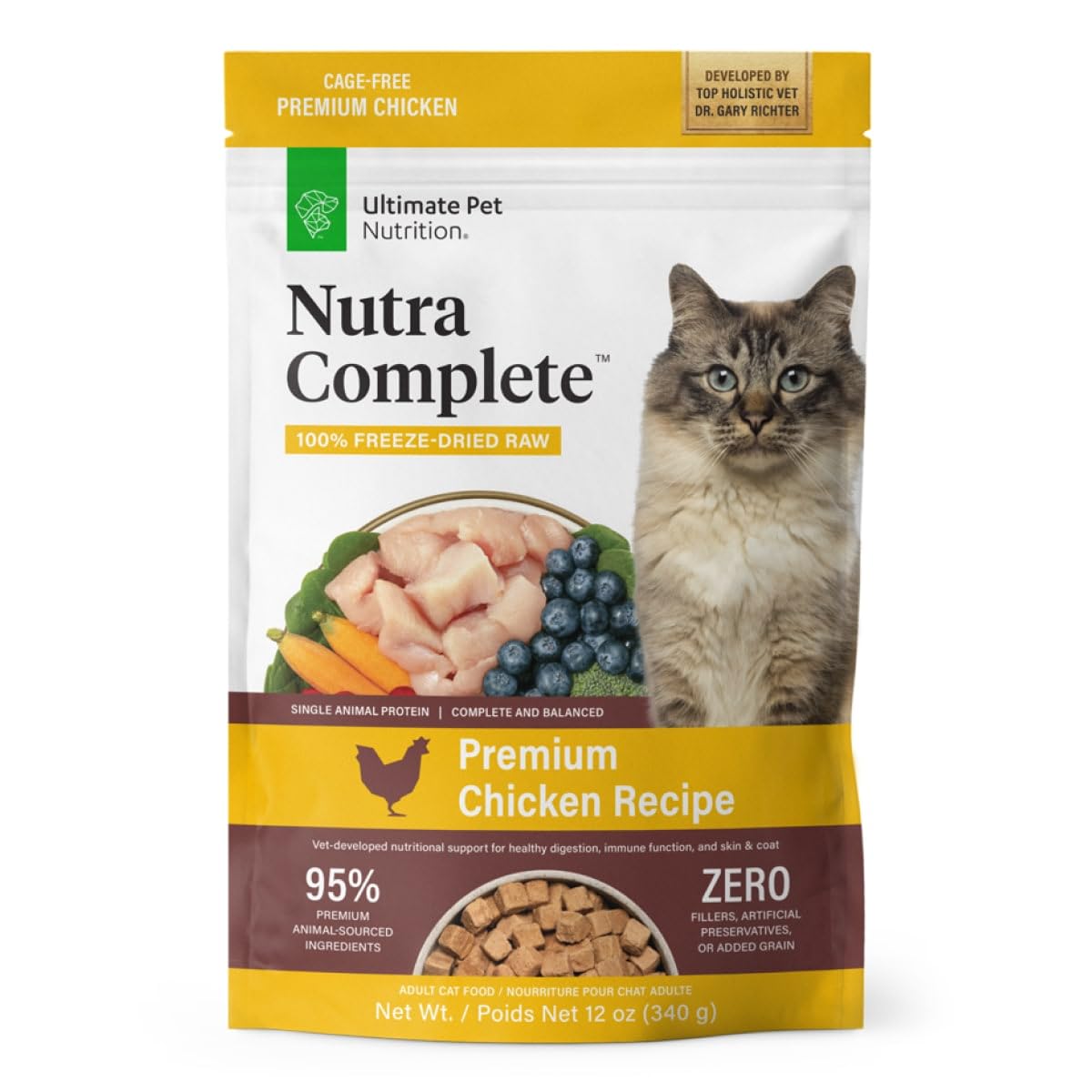 Nutra Complete: pollo liofilizado para nutrición óptima y sabor