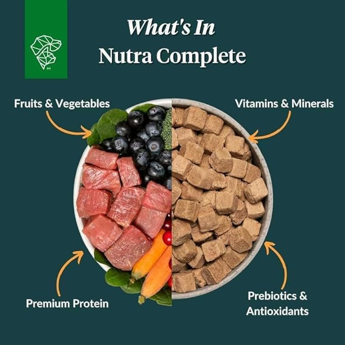 Nutra Complete uso como comida o mezcla para enriquecer la dieta