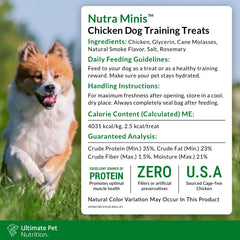 Nutra Minis de ULTIMATE PET NUTRITION sin rellenos ni colorantes artificiales