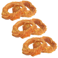 Ultra Chewy aros de tendón de pavo para perro, snack delicioso y saludable.