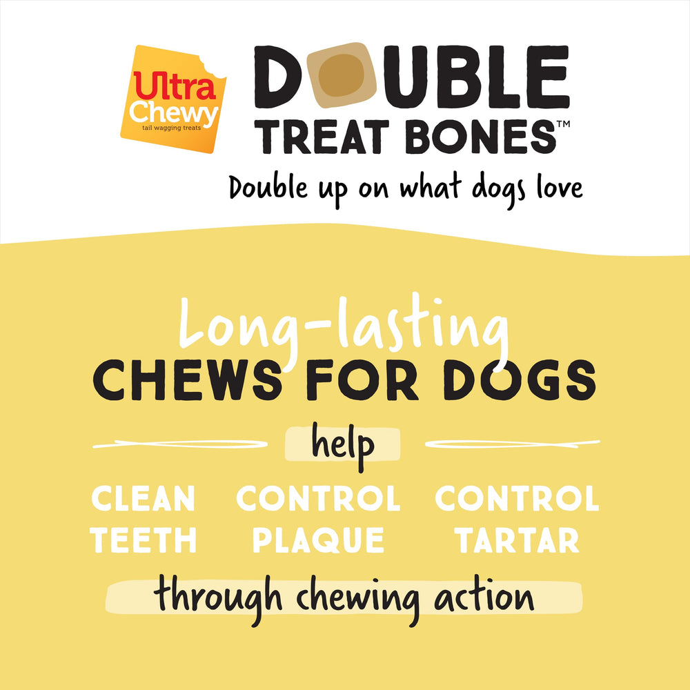 Ultra Chewy doble-trat hueso arándano: sabor fresco y masticación larga.