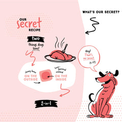Ultra Chewy hígado: centro masticable delicioso que ayuda a satisfacer el instinto de masticar.