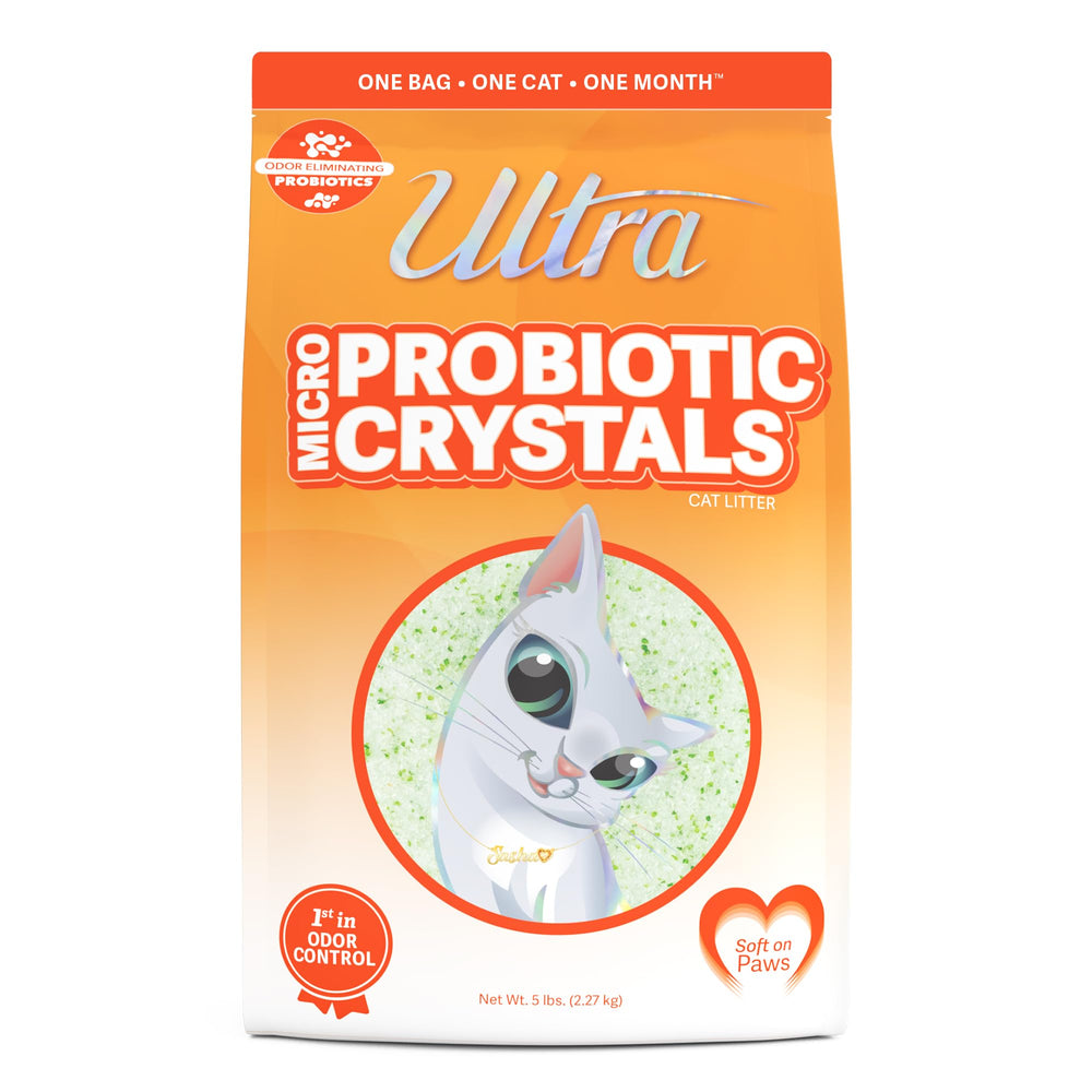 ULTRA cristales probióticos para gato que eliminan olores de orina.
