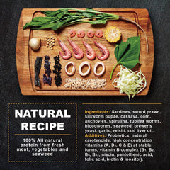 Ultra Fresh Apex ingredientes naturales: proteína de carne fresca y algas.