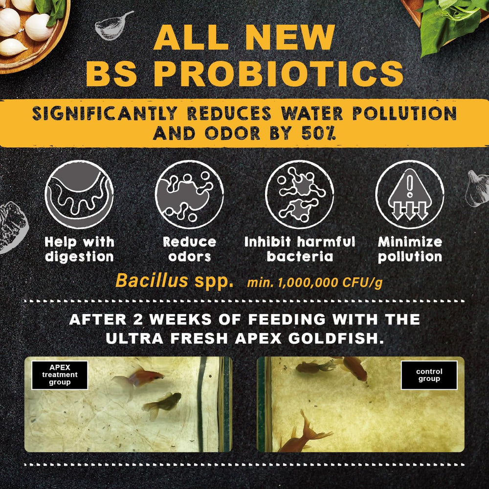 Ultra Fresh Apex BS Probiotics: ayuda a reducir olores y residuos.