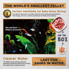 Ultra Fresh Pellet 500μm sin polvo para digestión suave y agua limpia.