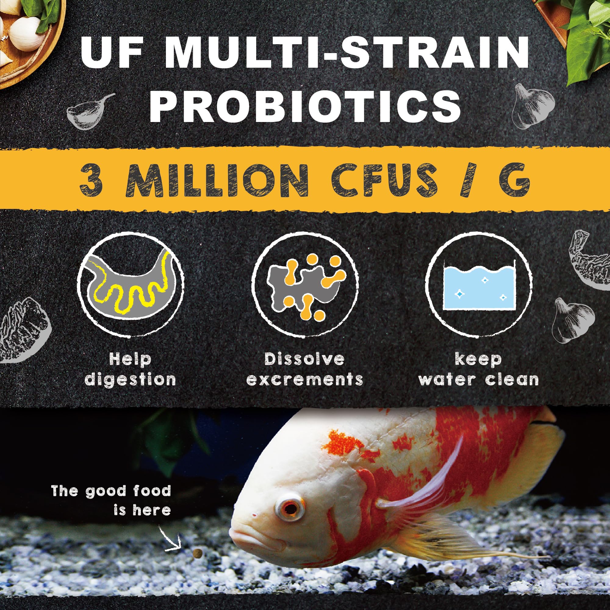 Ultra Fresh probióticos 3M CFU: ayuda digestiva y agua más clara