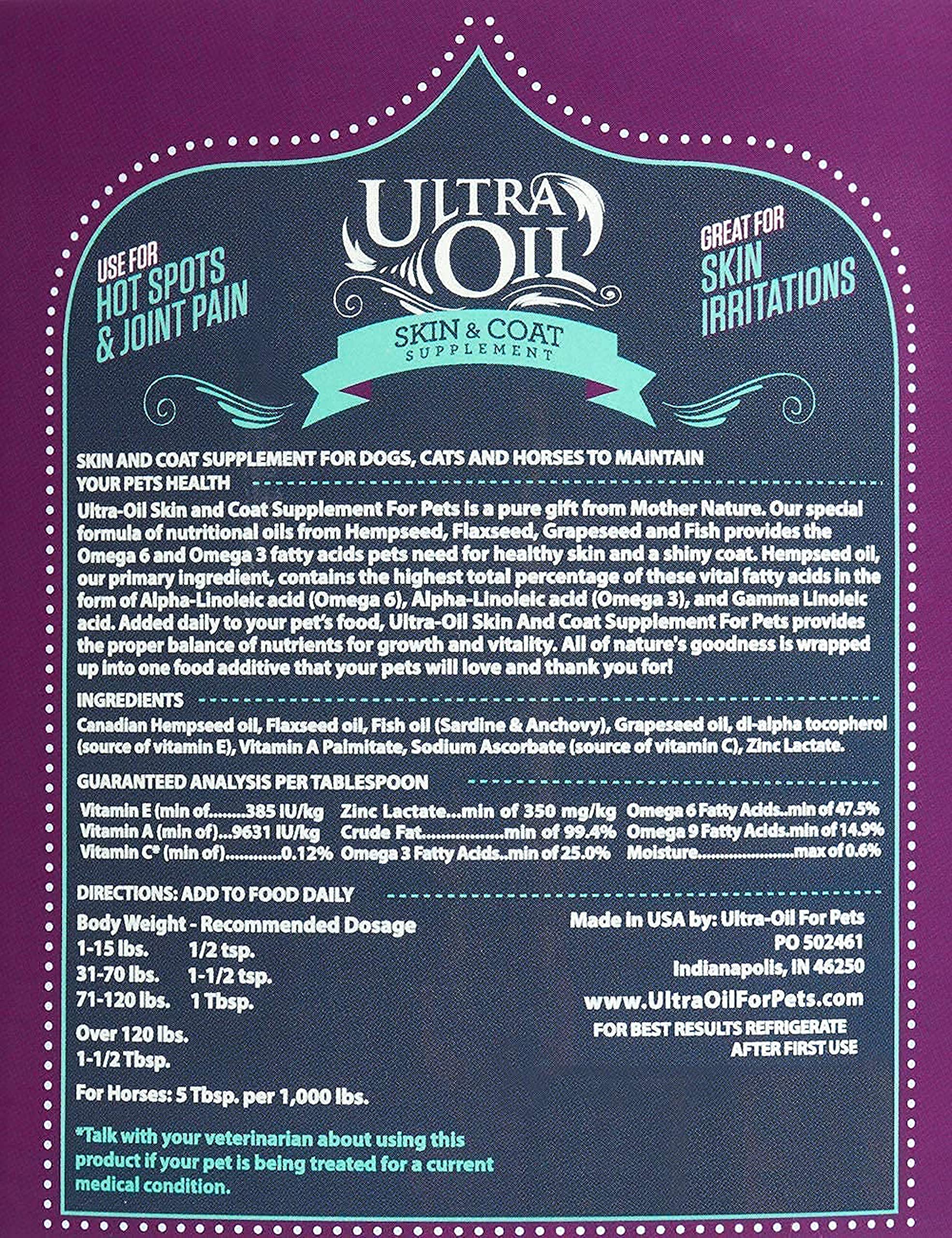 Ultra Oil 8oz: envase práctico para uso diario.