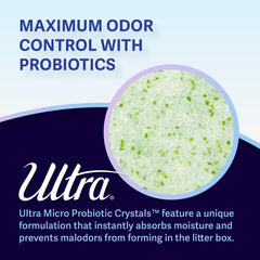 ULTRA Probiotic Crystals, caja de arena limpia con polvo reducido