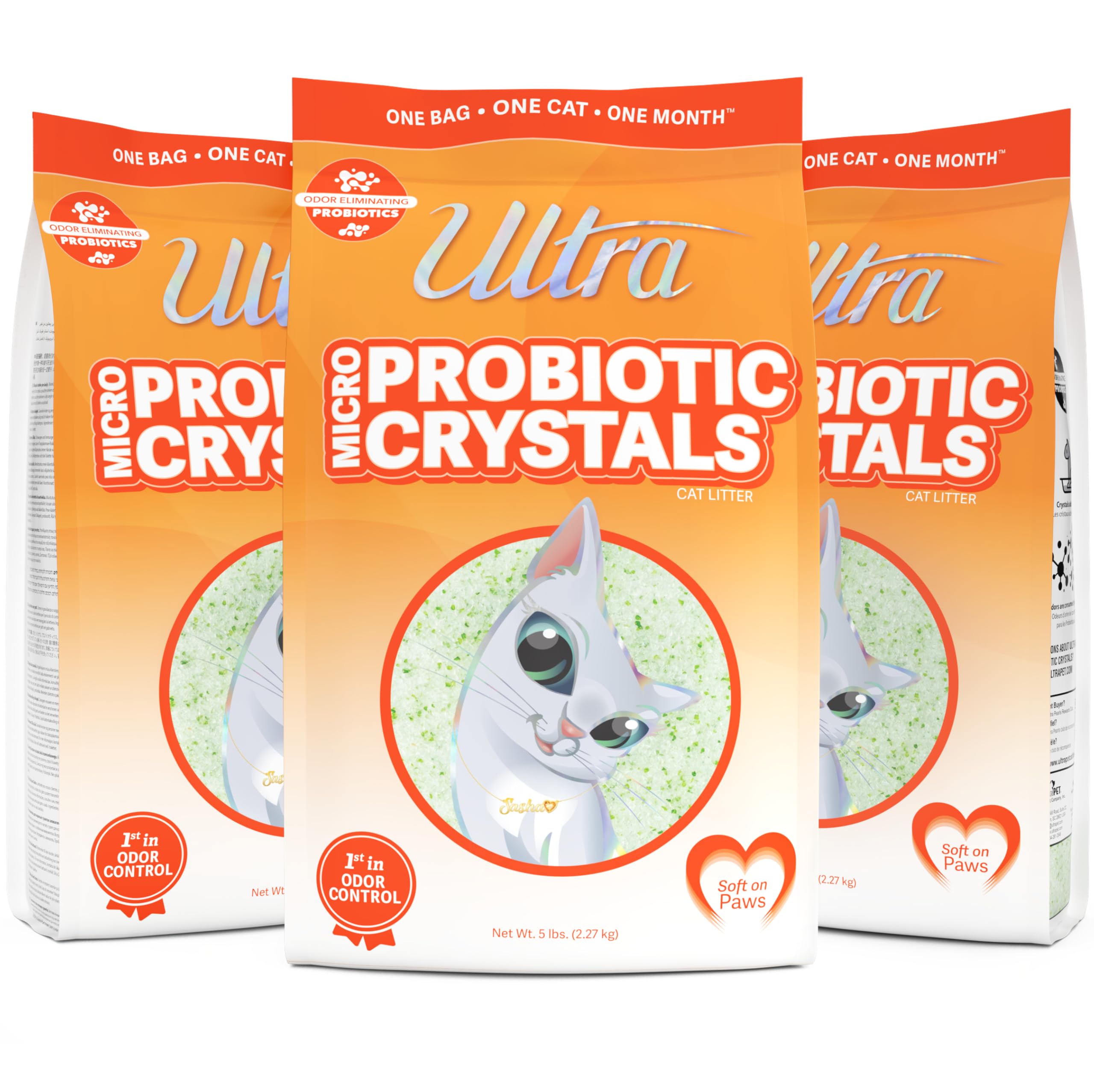 ULTRA Probiotic Crystals, empaque triple de 5 libras, ideal para uso prolongado