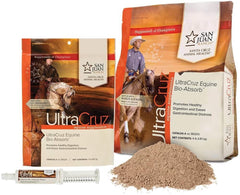 UltraCruz Equine Bio-Absorb pasta en envase de 60 ml para dosis simples.