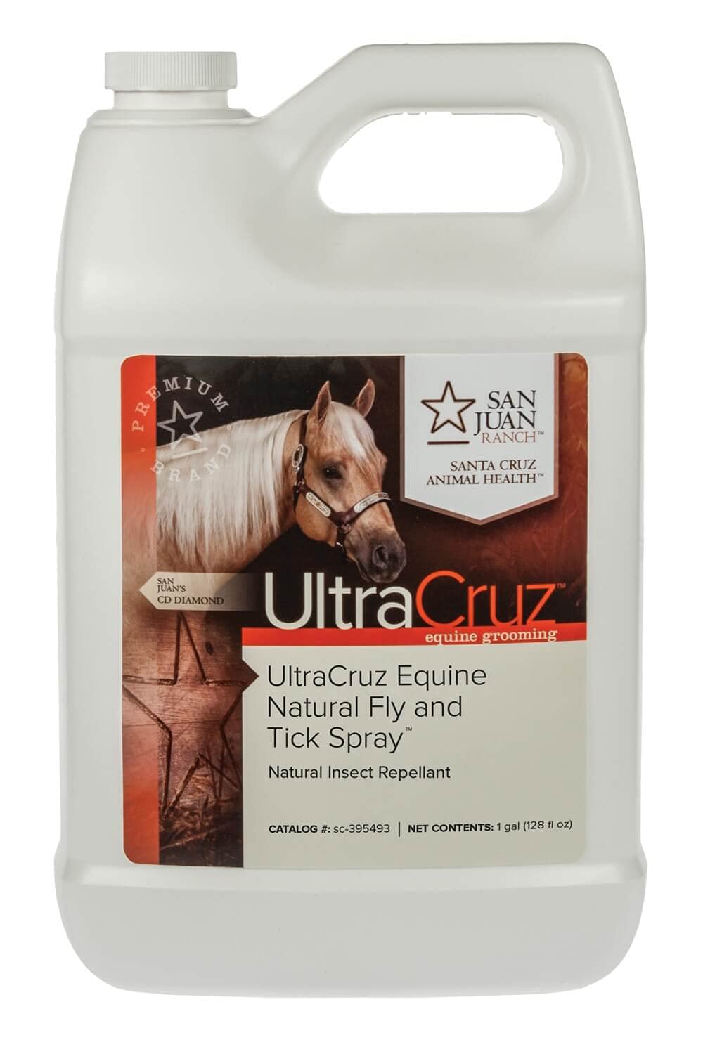 UltraCruz Equine spray natural para caballos, botella para uso externo que protege contra insectos