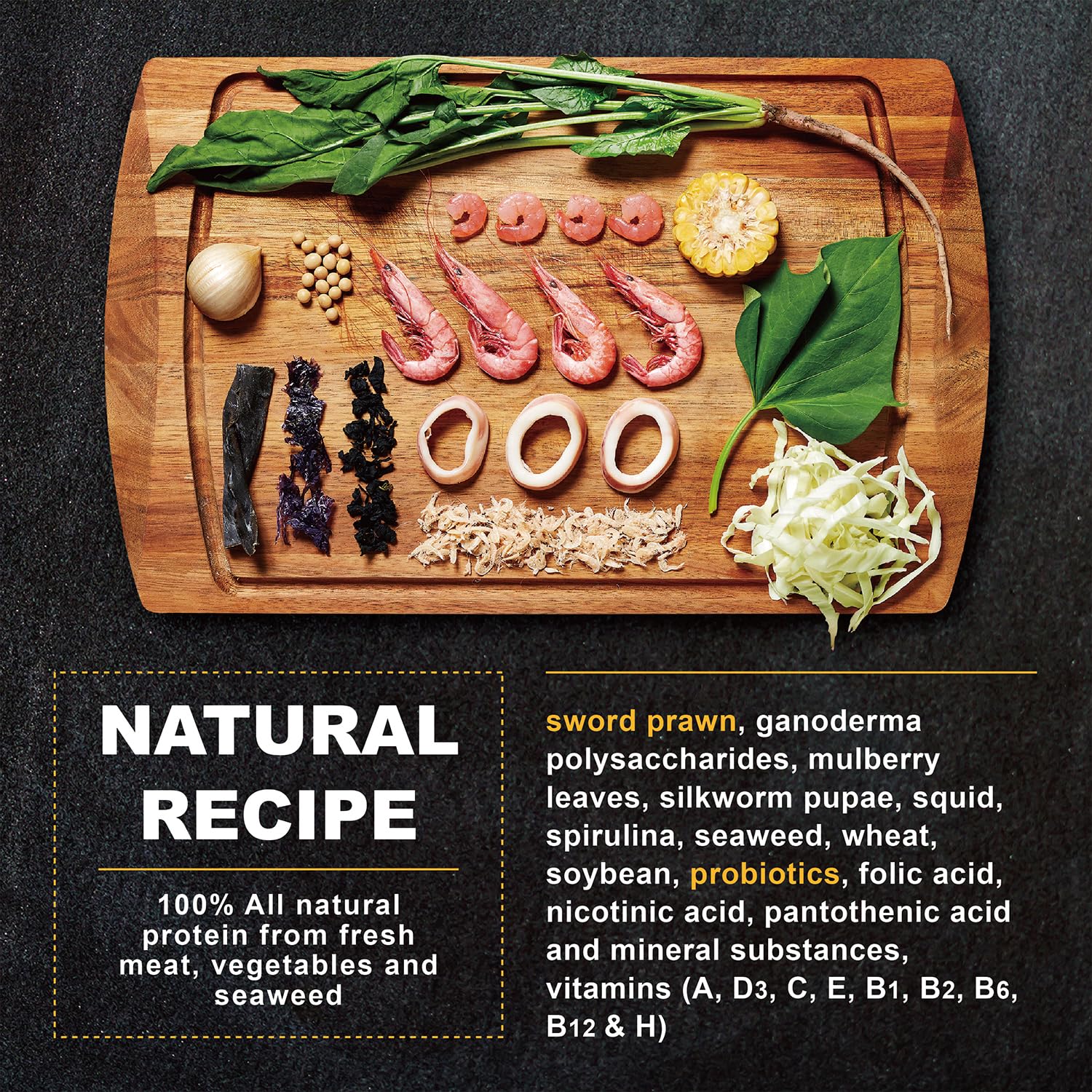 Ultra Fresh Alimento para langostinos, mezcla proteica para nutrición de crías.