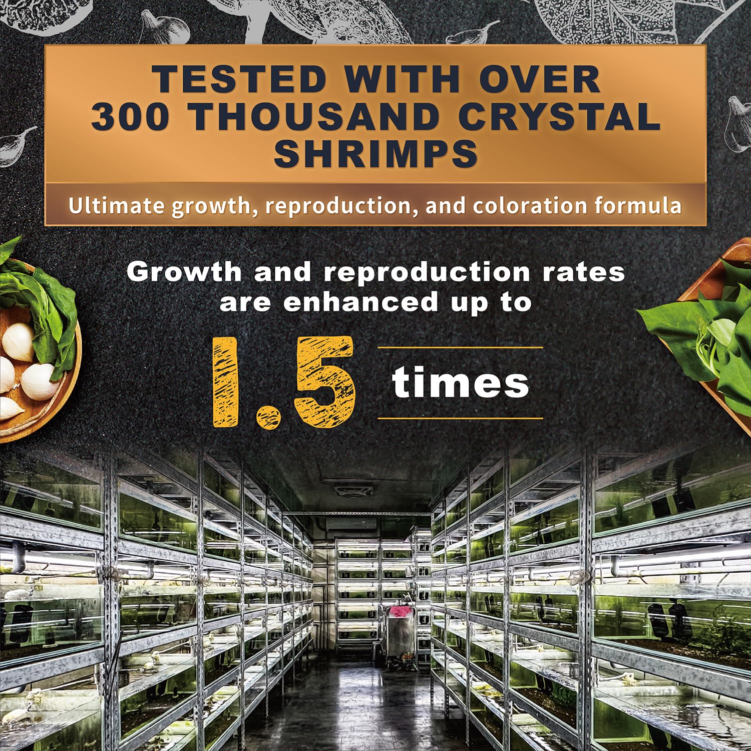 Ultra Fresh Alimento para langostinos, uso diario recomendado para acuarios.