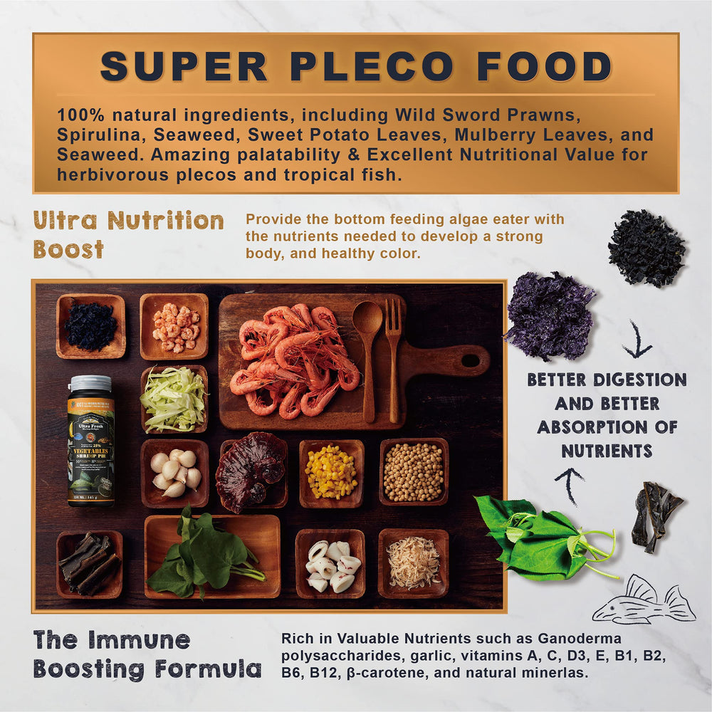 Ultra Fresh plecos pastillas, digestión fácil y beneficios
