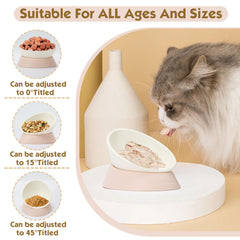 Cuenco Umysky para gatos y perros pequeños, base estable para comer sin salpicaduras.