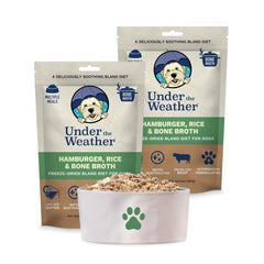 Under the Weather Bland Diet, bolsa visible, solución práctica para estómagos sensibles de perros