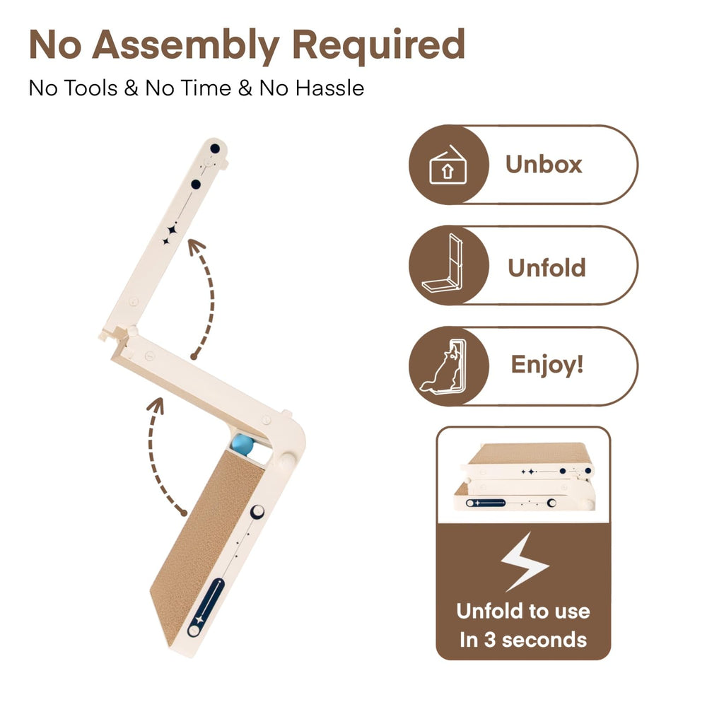UniBlissy rascador-gato para interiores, se integra con cualquier decoración