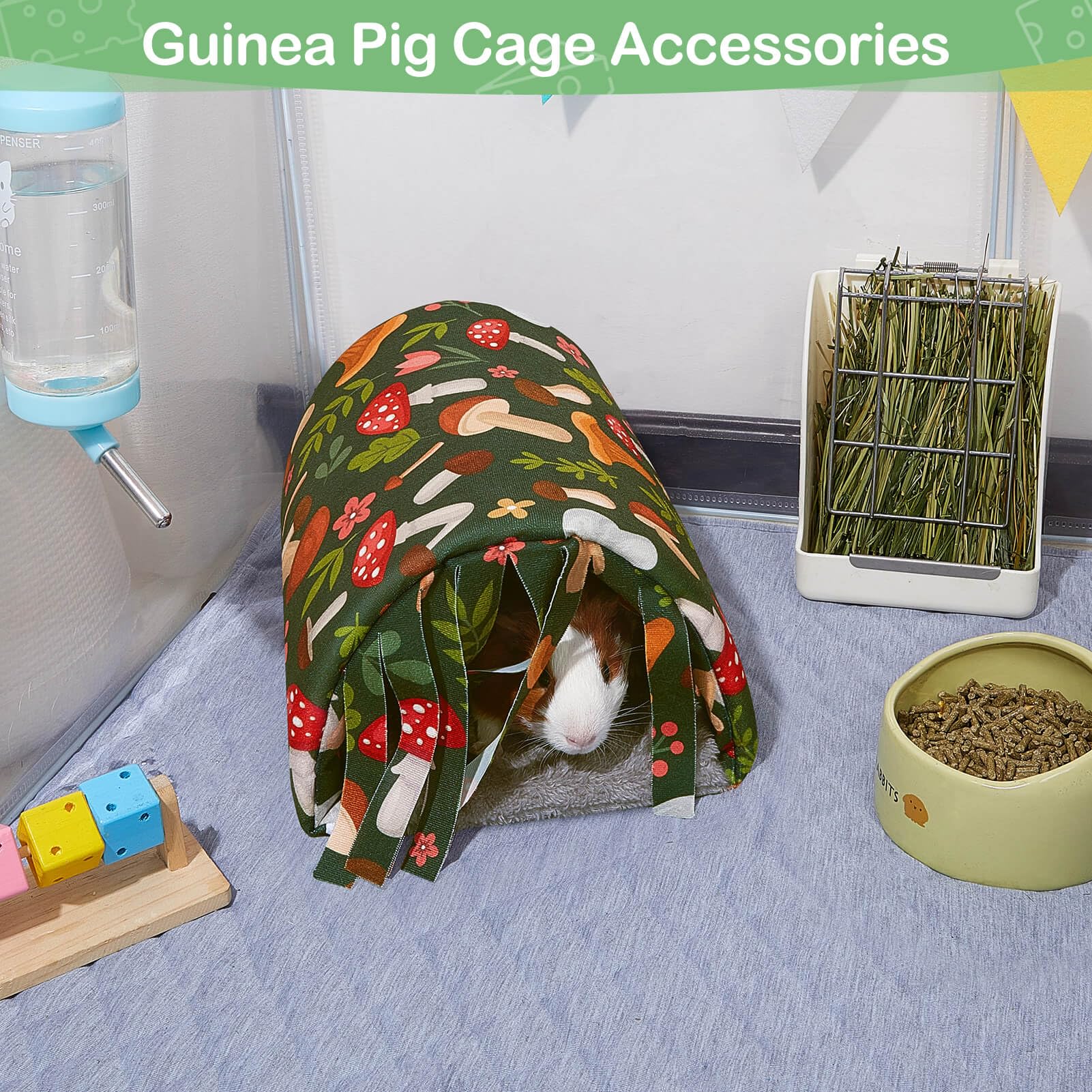 Tunel Unicorn Catcher para casa de mascotas pequenas, perfecto para explorar y acurrucarse