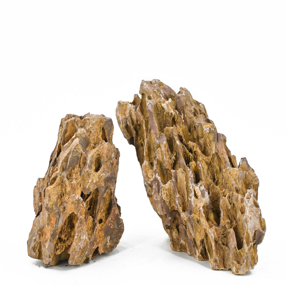 Piedras texturas naturales Unocho, profundidad visual en el acuario