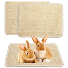 Uotey rasca-sisal para gatos y conejos, protege muebles y ofrece ejercicio.