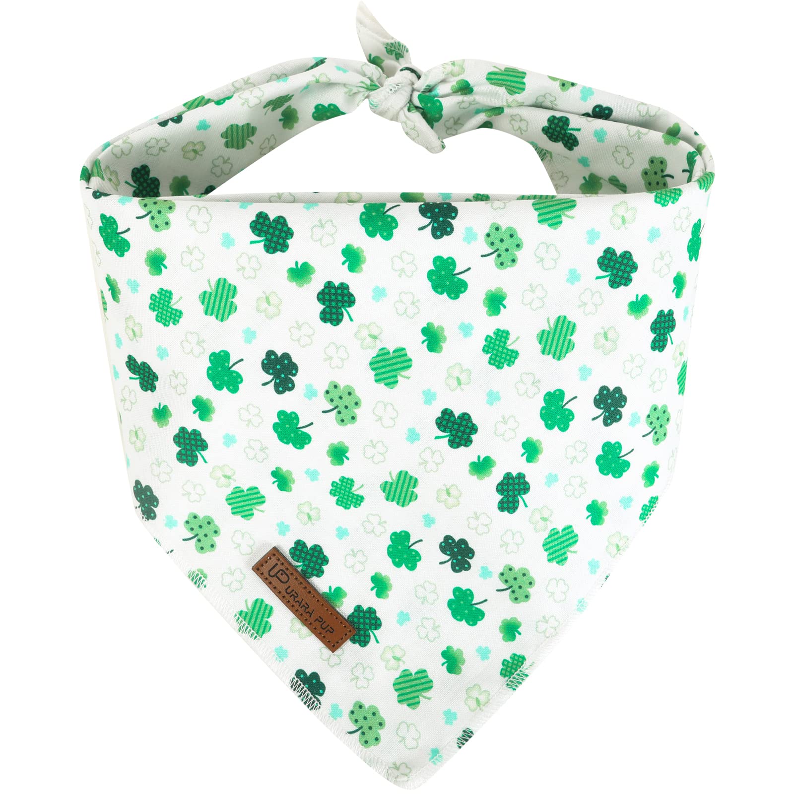 UP URARA PUP bandana triangulo dia san patricio; estilo festivo para perros grandes