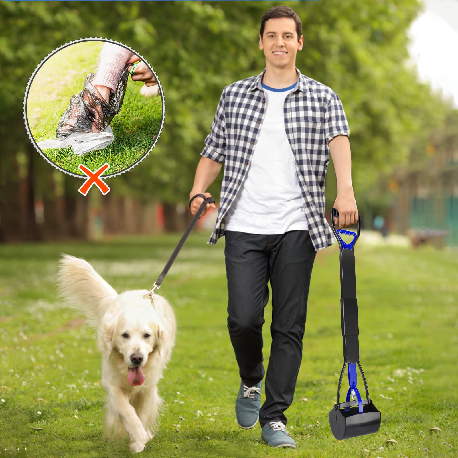 UPSKY-uso-exterior-en-jardin-para-caca-de-perro