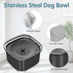 UPSKY bebedero para perros, disco flotante, consumo lento para beber con calma.