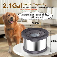 Upsky bol-agua-perro-capacidad-8l ideal para hogares con varias mascotas.