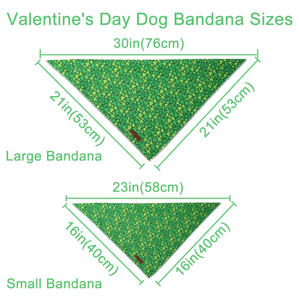 Bandana verde UP URARA PUP para perros medianos y grandes, fácil de usar.