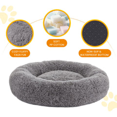 URGVANZ PET cama donut antiansiedad para perros, ideal para dormir tranquilo