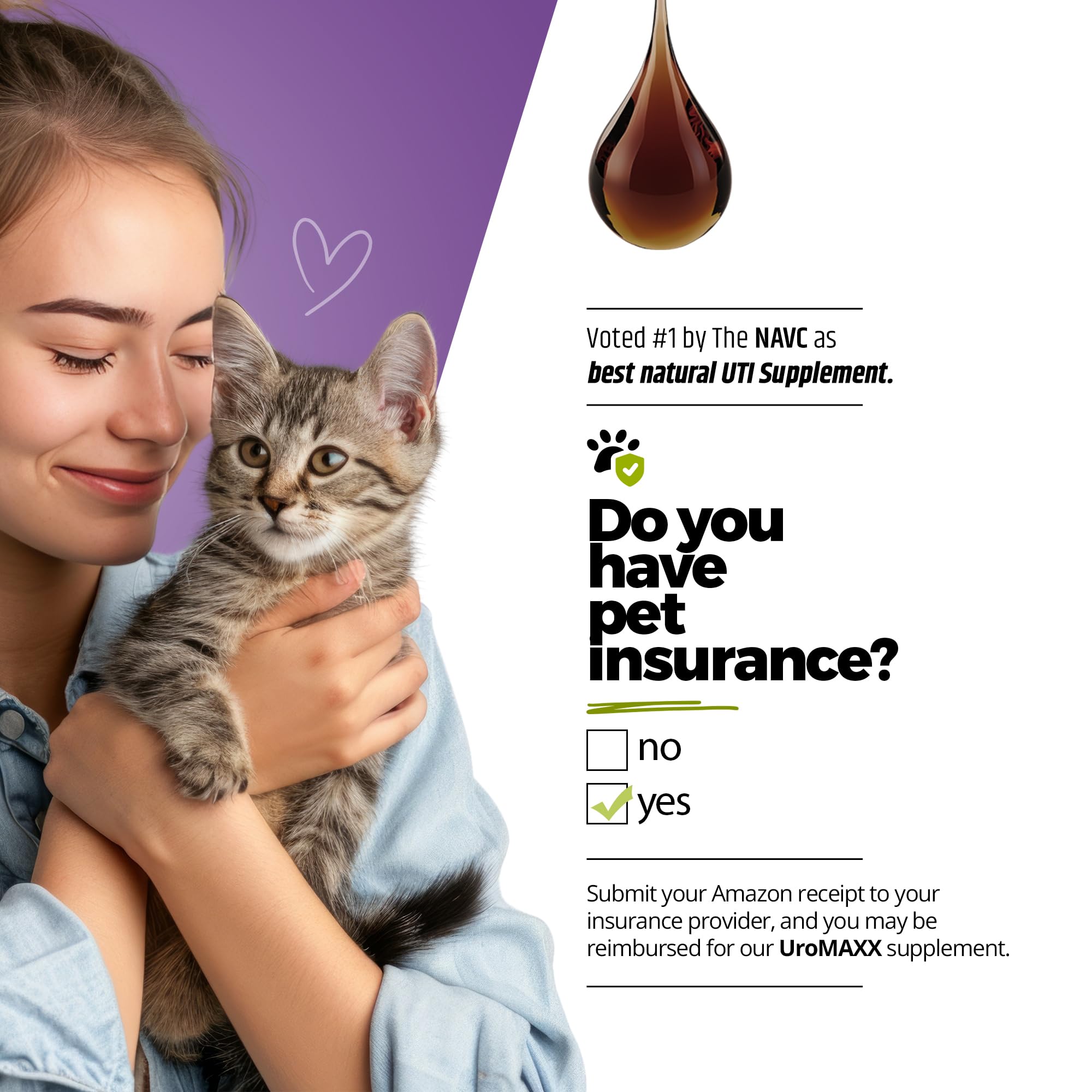 UroMAXX hecho en EE. UU.: garantía de calidad para el cuidado natural de mascotas.