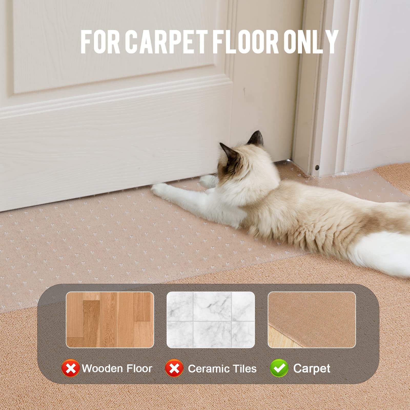 Uross protector-alfombra-mascotas-corte-facil, se adapta a medidas personalizadas.