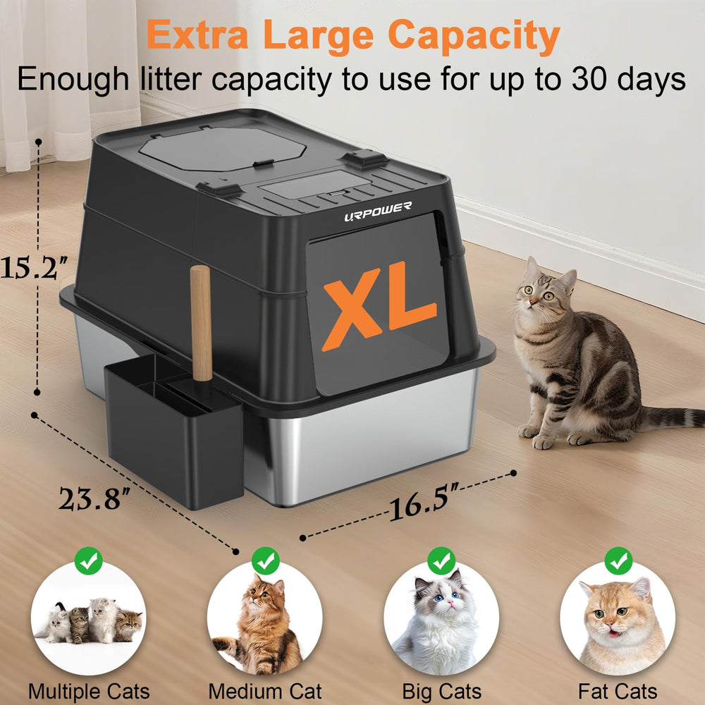 URPOWER caja con modos cerrado y semi-cerrado para privacidad y ventilación