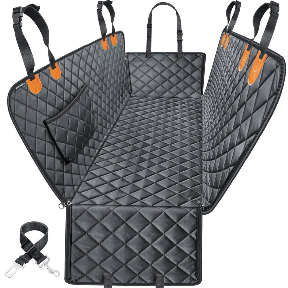 URPOWER cobertor para asiento de perro en formato hamaca con protección lateral.
