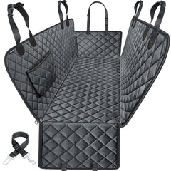 URPOWER funda de asiento para perro impermeable en modo hamaca protege el asiento de manchas y arañazos.
