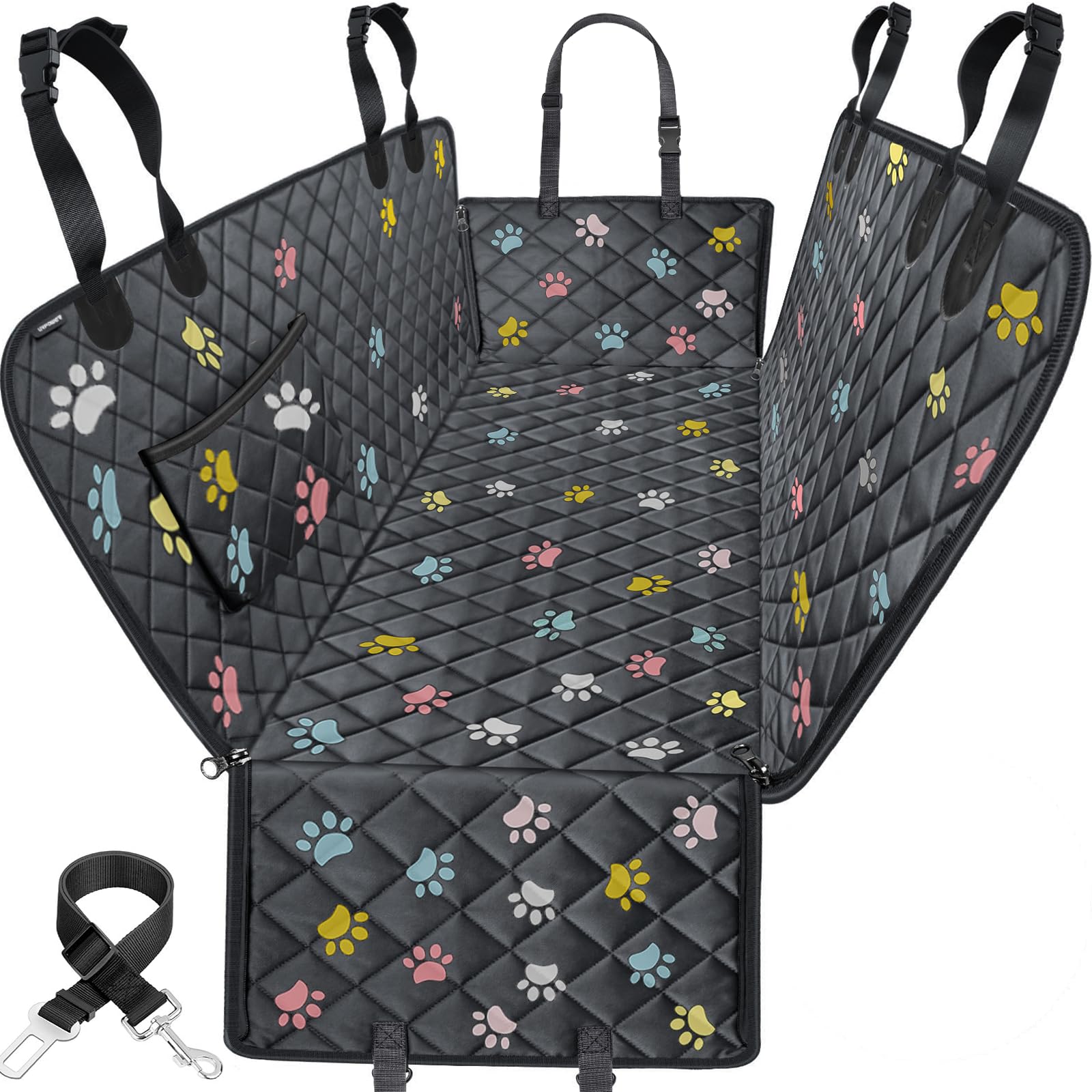 URPOWER protector asientos perro hamaca impermeable protegiendo tapizados