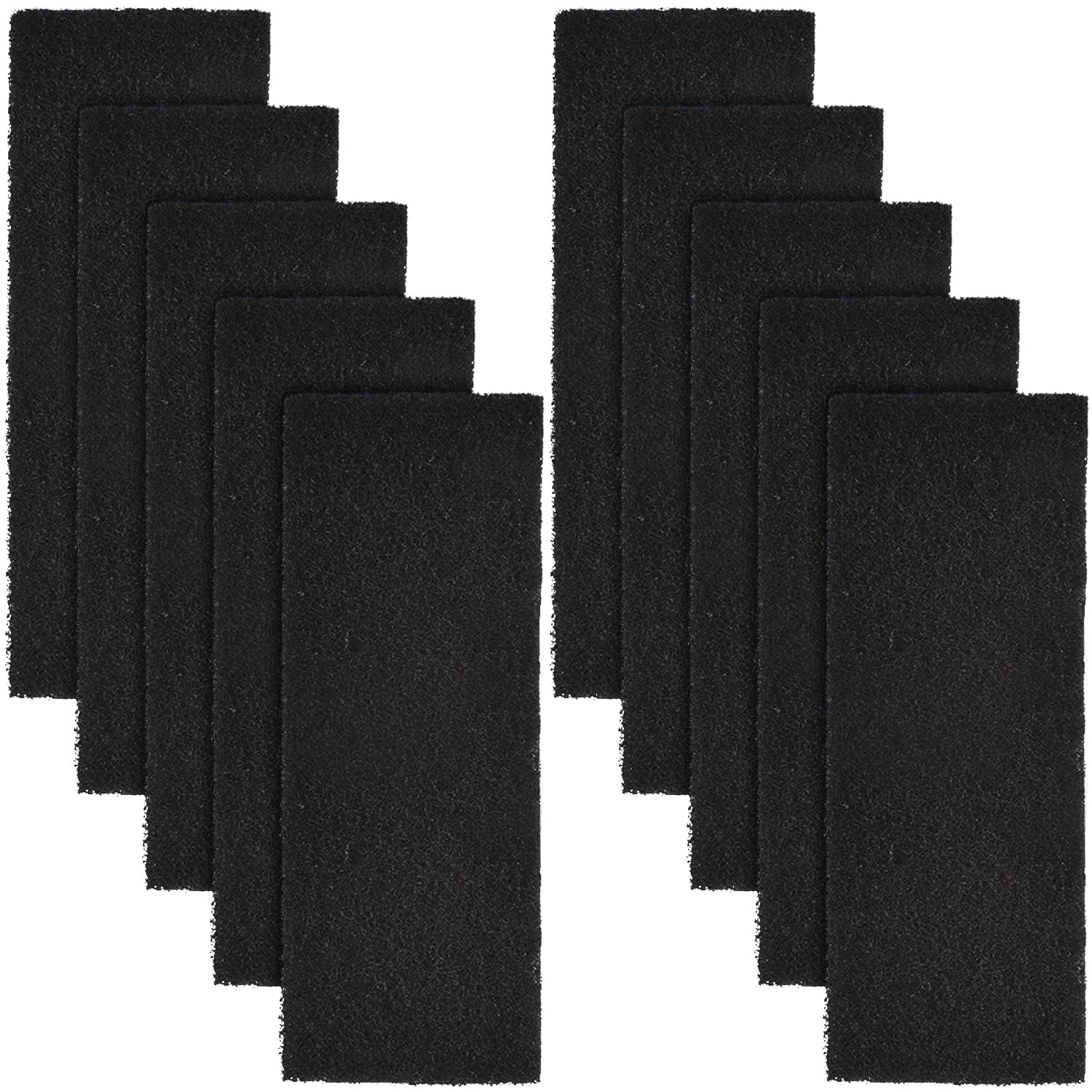 USEAMIE 10-pack filtros de carbono activado para caja arenero, absorbe olores eficazmente.