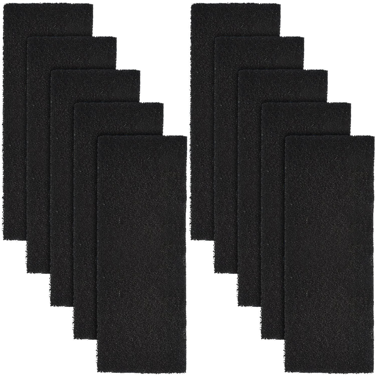 USEAMIE 10-pack filtros de carbono activado para caja arenero, absorbe olores eficazmente.