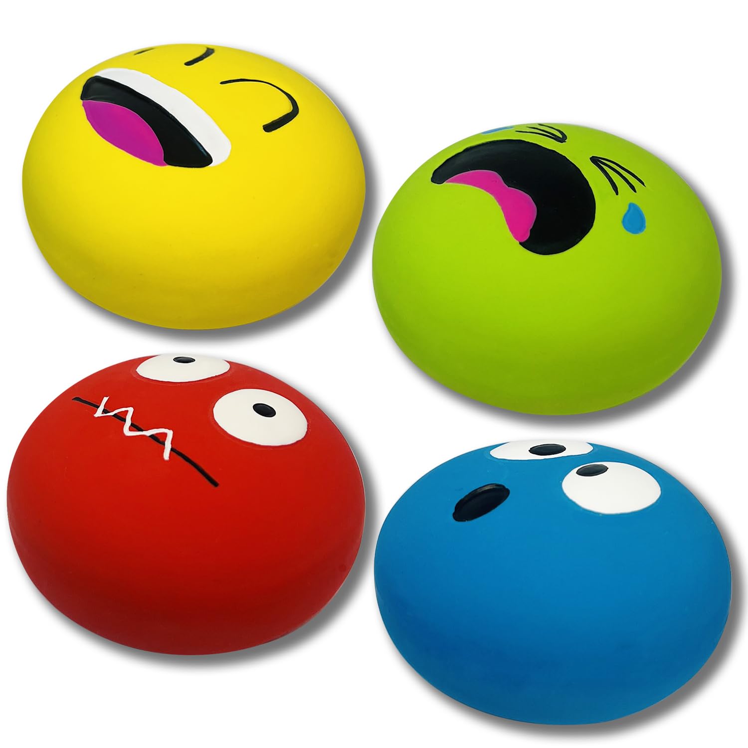 UTOMING bola de latex con chirrido para perros pequeños, ideal para juego activo.