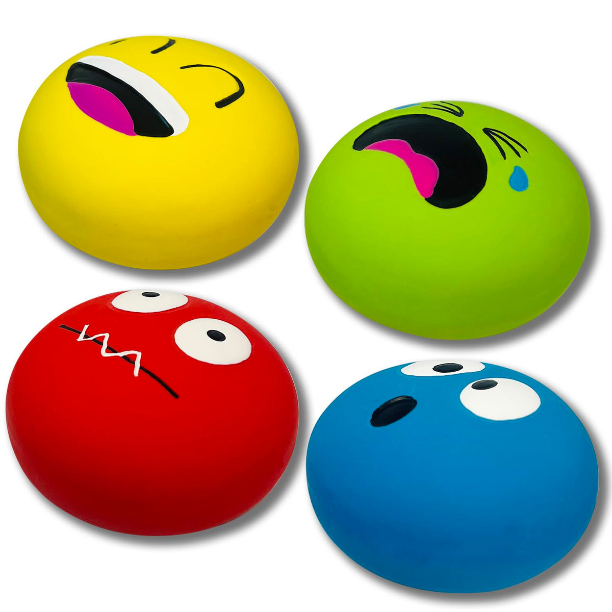 UTOMING bola de latex con chirrido para perros pequeños, ideal para juego activo.