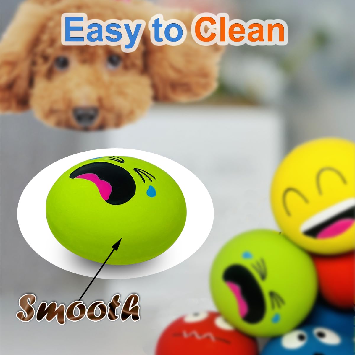 UTOMING juguetes interior/exterior, entretenimiento duradero para perros pequeños.