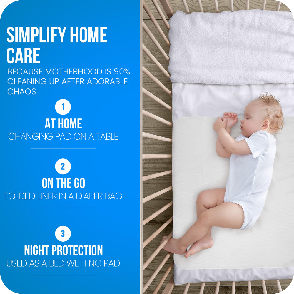 Almohadilla absorbente nocturna de Utopia Bedding para dormir.