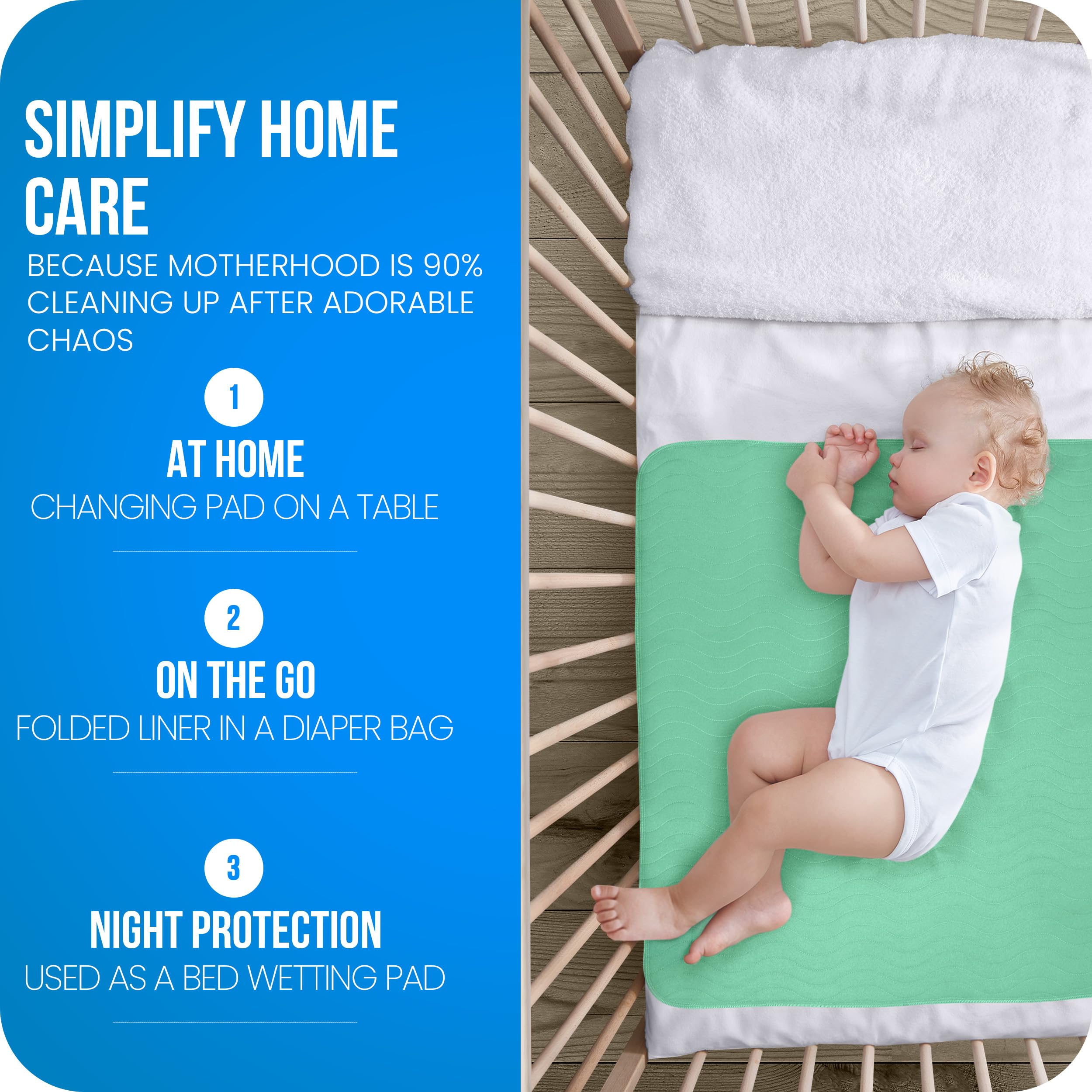Almohadilla absorbente de Utopia Bedding para cama, suave y duradera.