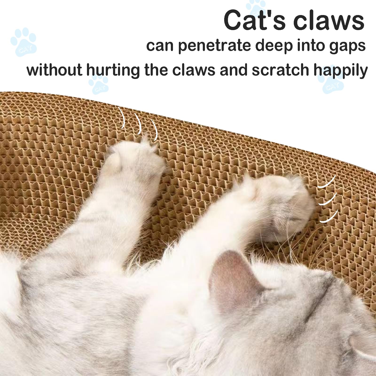 Rascador UUig incluye hierba gatera para atraer al felino.