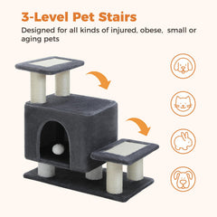 Altura ajustable de la escalera UYMI para mascotas