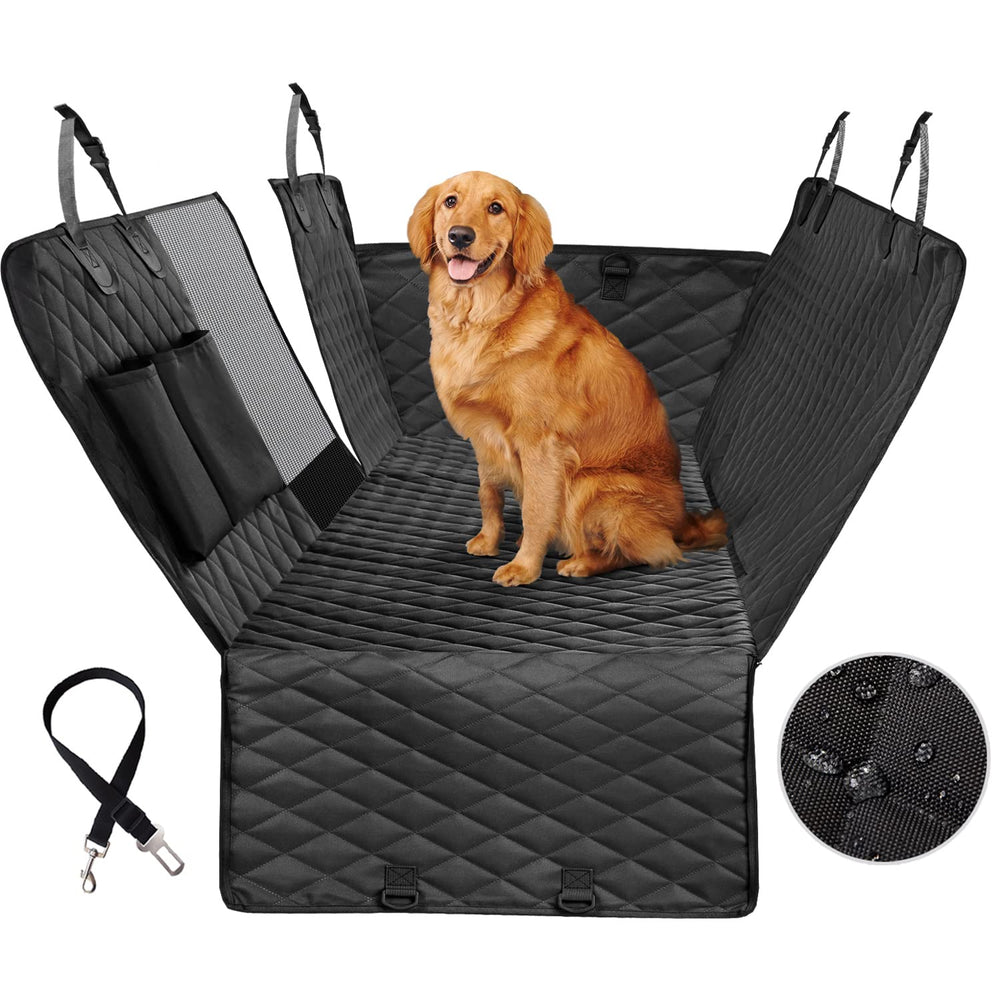 Vailge hamaca para perro en asiento trasero protege e evita manchas.